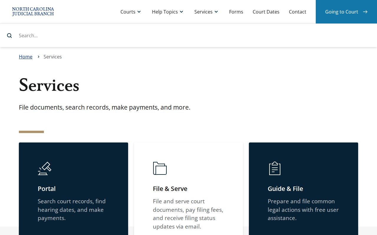 Beaufort County released inmate eCourts record search